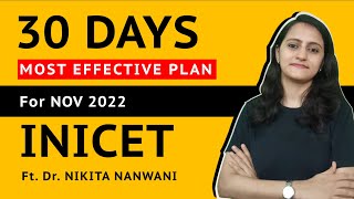 30 Days INICET Time table | Crack INICET in 30 days Dr. Nikita Nanwani #inicet #neetpg  #fmge #usmle