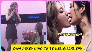 LINGORM: ORM ASKS LING TO BE HER GIRLFRIEND || LINGORM KISSED ON STAGE AT THEIR FANMEET