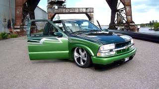 Chevy s10 new paint and everything relocated under bed (HD)