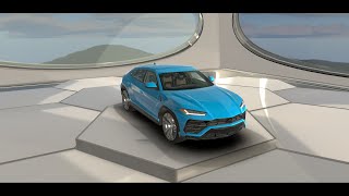 Lamborghini Urus 2018 3D Model Review | SCORPYAZILIMMARKET.COM - 3D MODEL SHOP