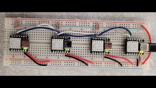 Seeedstudio quad core microcontroller by connecting 4 XIAO $5 USD dollar #tinyML