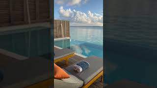 Emerald Faarufushi Resort & Spa | Sunrise Water Villa with Pool | villa 316 | brilliant sunrise 🌅.