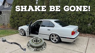 Solving the E34 540's front shaking issues | Front suspension maintenance