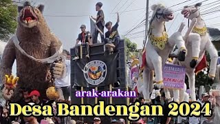 arak-arakan ogoh-ogoh Desa Bandengan 2024