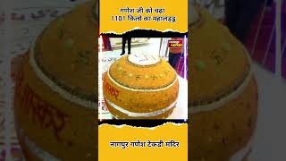 नागपुर में गणेश जी को चढ़ाया 1101 किलो का महा लड्डू|nagpur tekadi 1101 kg mahaladdu