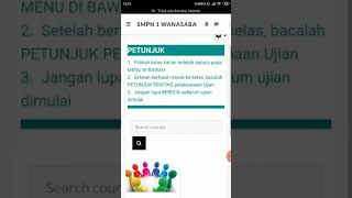 TUTORIAL MENGERJAKAN SOAL UJIAN - CBT MOODLE - SMPN 1 WANASABA