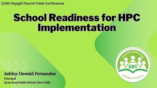 School Readiness for HPC Implementation.