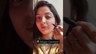 1 Dot 🟤 Magic Contour hack✅ #shorts #contour #makeup #trending #ytshorts #viral