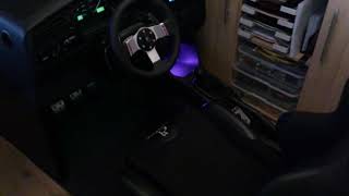 Custom build Playseat with real dash and Logitech G25 set.