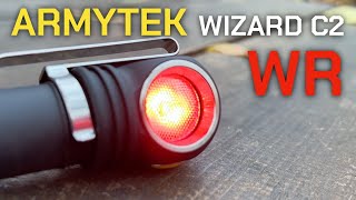 ОЧЕНЬ ЯРКИЙ КРАСНЫЙ СВЕТ! ФОНАРЬ ARMYTEK WIZARD C2 WR