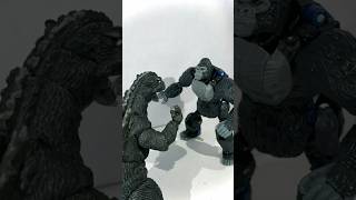 Godzilla picking fights for no reason#stopmotion#godzillavskong#godzillaxkongthenewempire#godzilla