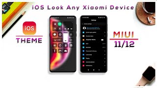 iOS Look Any Xiaomi Device 🔥|| New ios Theme Any Xiaomi Device || SB TECH