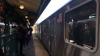 MTA Subway: Flatbush Avenue Bound Bombardier R142 (2) Express @ East 180th St