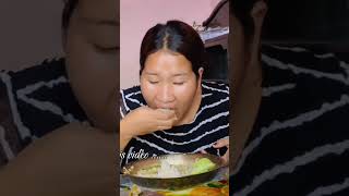 Mukbang video #mukbang #dhido #fishcurry