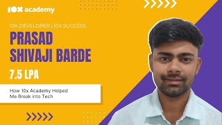 Prasad’s Story: Breaking into Tech with No Prior Coding Experience | Success Story