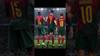 THEN VS NOW ❤️‍🩹 #shorts #football #ronaldo #bernadosilva #realmadrid #portugal #viral #music