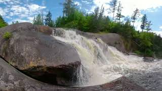 High Falls on the Oswegatchi River!! (360 GoPro Fusion Video)