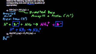 What are Acid Base Reactions? - College Chemistry Tips