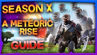 Fortnite Season X A METEORIC RISE Missions / Challenges Guide And Locations