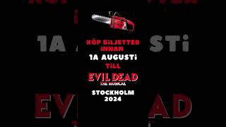 Skandinavisk Premiär för Evil Dead The Musical i Stockholm i Oktober 🧟‍♂️🙌🏻 #evildead #musical