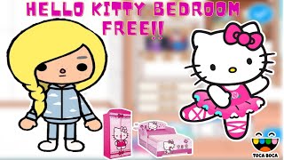 HELLO KITTY BEDROOM | Toca Life Story 👨‍⚕️ | Toca Boca ❤️ | Toca Life World