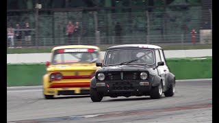 Kampf der Zwerge Hockenheim 2021 Jim Clark Revival Race 1//Fiat Abarth//Mini Cooper//NSU TT//Simca