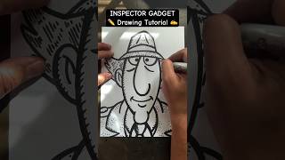 Everyone Can Draw! - INSPECTOR GADGET ✍️ Drawing Tutorial 😀✏️ #inspectorgadget #gogogadget #disney