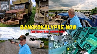 Bangkok's LARGEST Scrapyard of Vintage Heavy Metal - Planes, Trains, Boats, Choppers and Vehicles