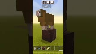 Minecraft Shorts Part 1||How to Make a Colorful Sheep||(Nametag jeb_) #shorts #minecraft