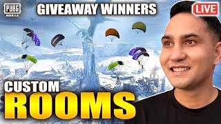 CUSTOM ROOMS AND UC GIVEAWAY WINNERS