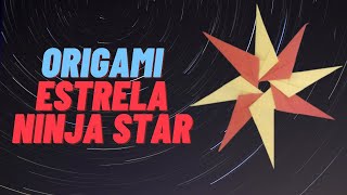 How To Make an Easy Origami Estrela Ninja star Origami tutorial