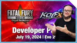 ACOMPANHANDO O DEVELOPER PAINEL SNK COM FATAL FURY COTW E KOF XV