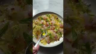 Let's Make Pineapple & Snapper Carpaccio