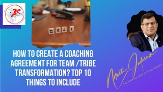 Agile Transformation - Team Coaching Agreement: Top 10 things to include