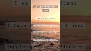 POSITIVE AFFIRMATIONS FOR 2023