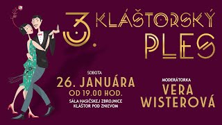 Kláštorský ples 2019 - Kláštor pod Znievom 26. 1. 2019