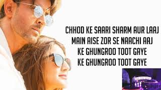 Ghungroo - War | Arijit Singh, Shilpa Rao | Hrithik Roshan,Vaani Kapoor |