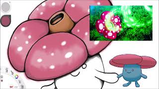 Vileplume Speed Drawing - Drawing All Pokemon