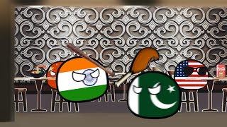 Let's Dance ! India vs Pakistan countryball ! Polandball