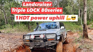 Landcruiser 80 series 1hdt muddy offroad