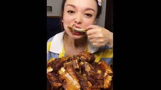 Satisfying Mutton Ribs Mukbang ASMR Feast #shorts #mukbang