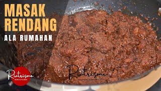 Resep Masak Rendang Padang ala Rumahan - Riatrisme