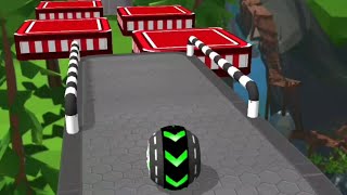 Rolling Ball Sky Escape : Speedrun Android Mobile Gameplay Level : 381 -384 | iOS Android