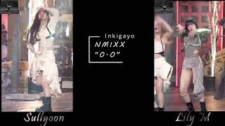 NMIXX 'O.O' |SULLYOON & Lily FanCam│SBS 인기가요 2022.03.06.