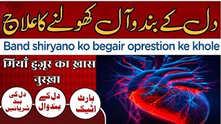 बंद शिरयानों को बग़ैर ऑपरेशन के खोलें |دل کے بند وآل کھولنے کا علاج |मियाँ हुज़ूर का ख़ास नुस्ख़ा...