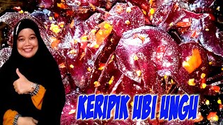 Keripik Ubi Ungu (Cemilan Pedas di Saat Santai)