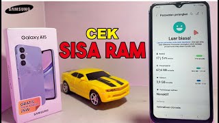 Cara Chek Sisa RAM di Hp Samsung A15 | Melihat Sisa RAM Samsung A15 | Cek Sisa RAM Samsung A15