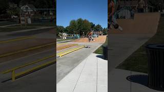 Insane Inward Flat On Scooter😱 #scooterclips #skatepark #skateboard #sportsequipment #scooters