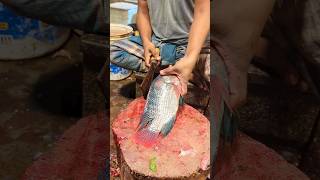 Amazing Tilapia Fish Cutting Skills In Bangladesh Fish Market #shorts