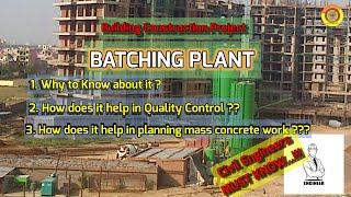 Concrete Batching Plant//Quality Control//Planning Mass concrete#vimutti#civil engineering